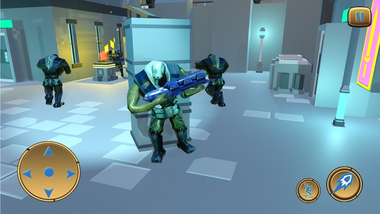 Scifi Robot War Shooting Game