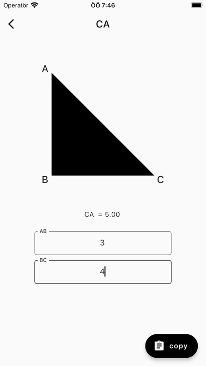 Triangle Calculator Pythagoras