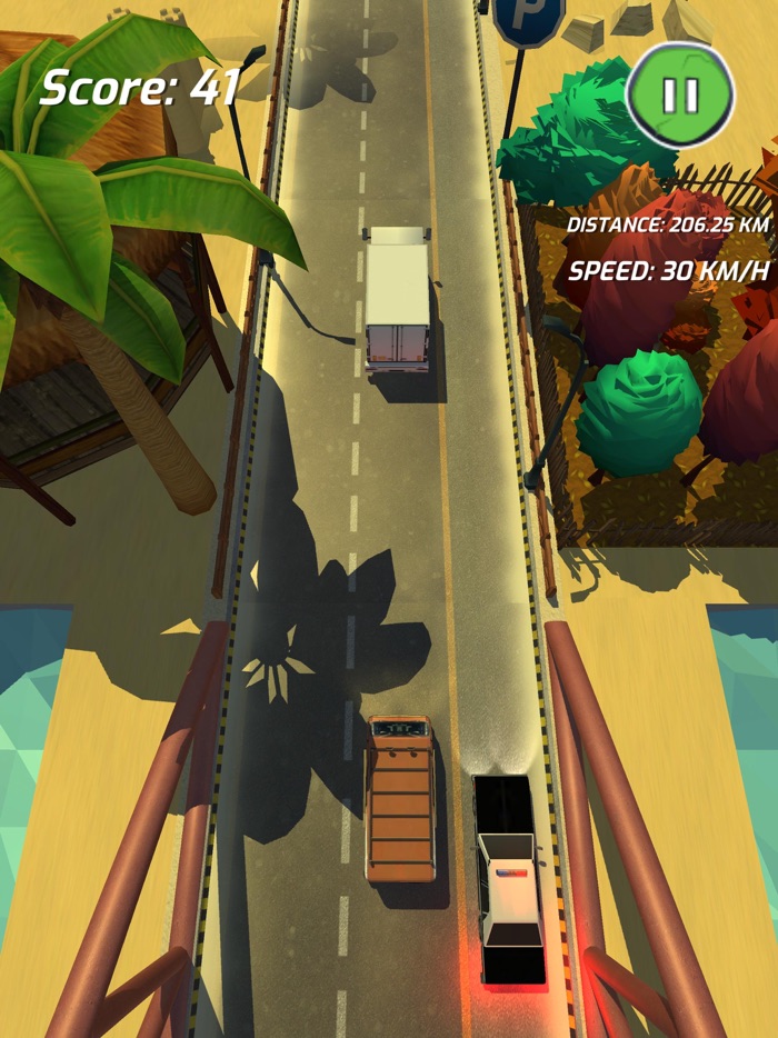 Crossy Traffic - Police Car 3D