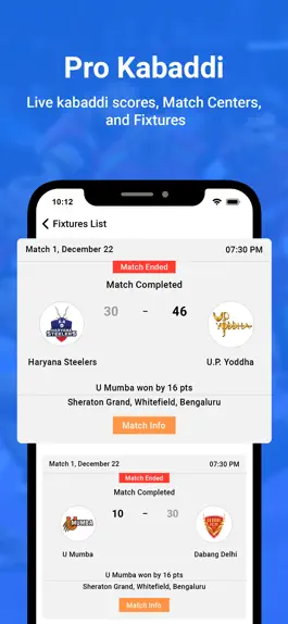 Game screenshot Pro Kabaddi Live apk