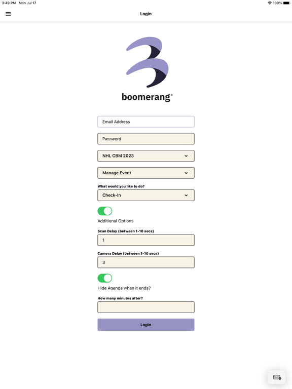 Boomerang Check-In screenshot 3