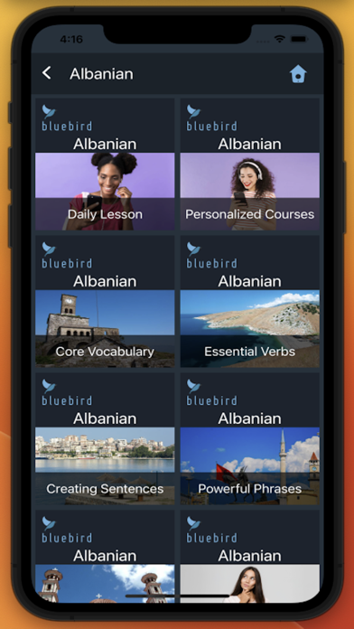 Bluebird: Learn Albanian Screenshot