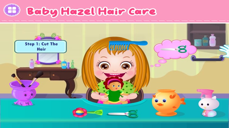 Baby Hazel Hair Care Game screenshot-3