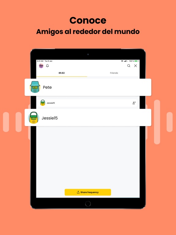 Walkie-talkie - COMUNICACIÓN iPad Capturas de pantalla