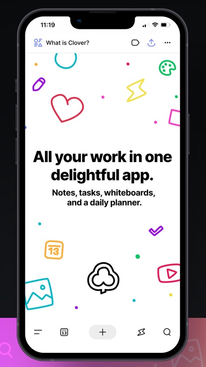 Clover - notes, tasks, planner