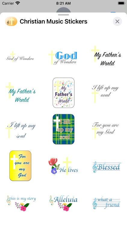 Christian Music Stickers screenshot-4