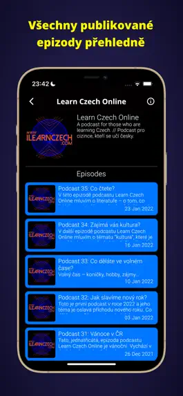 Game screenshot Learn Czech with Podcasts hack