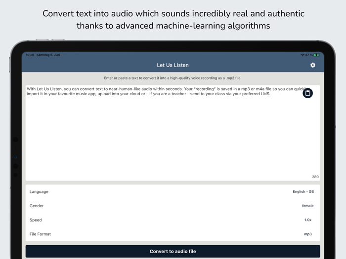 Let Us Listen EDU 2022