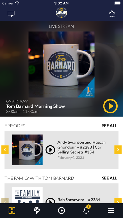 Tom Barnard Morning Show screenshot 2