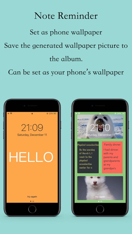 Sticky Note & Create Wallpaper