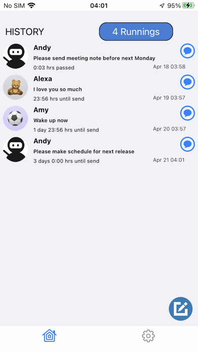 Screenshot #1 pour Auto SMS - Schedule Message