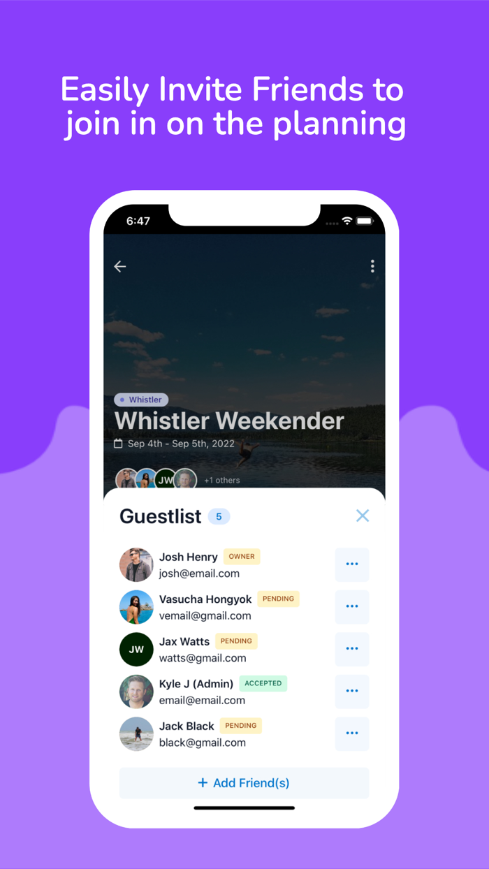 Whats The Plan Travel App