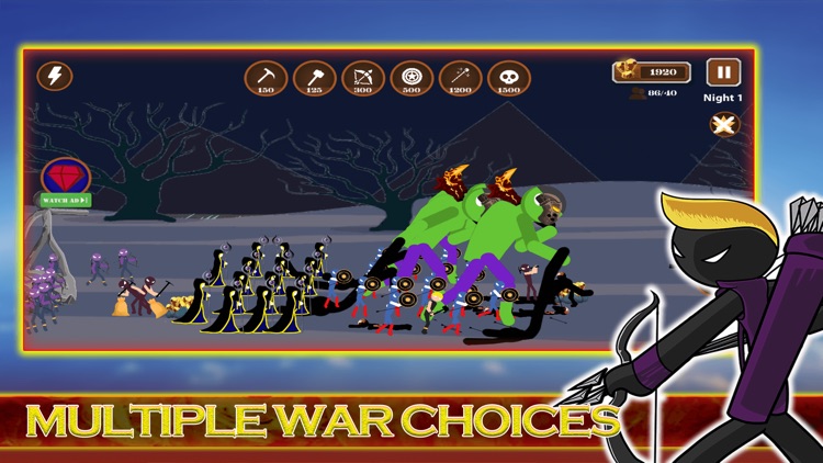 Hero Stick war stickman fight screenshot-3