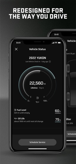 myGMC app screenshot