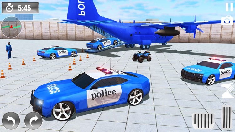 Cargo Plane Police Transporter screenshot-3