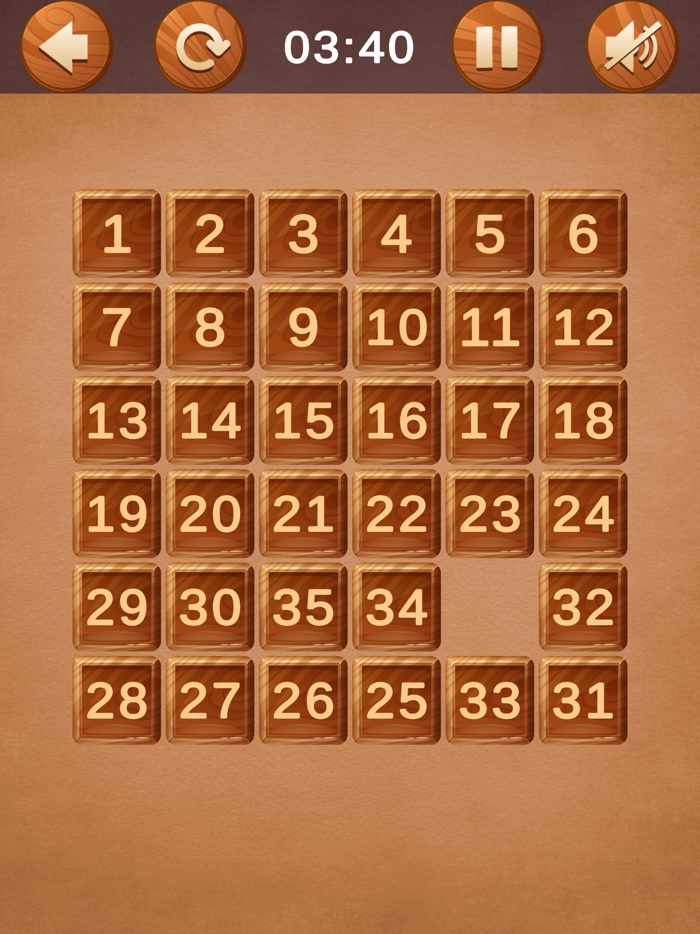 Wood Number Puzzle 3D