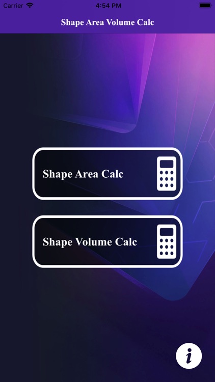 Calculator - Shape Area Volume