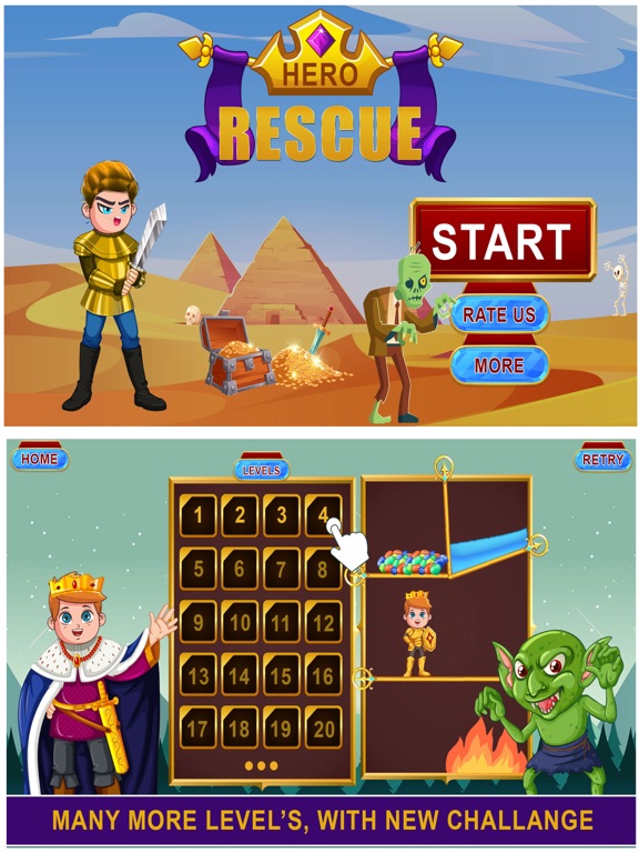 Rescue Hero Puzzle: Pin Pull screenshot 2