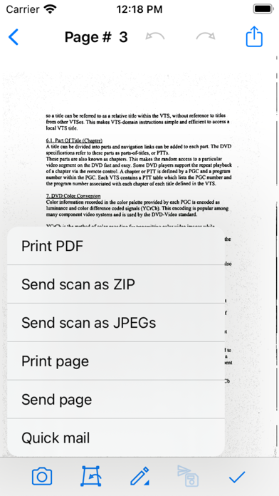 Mobile Doc Scanner (MDScan) Screenshots