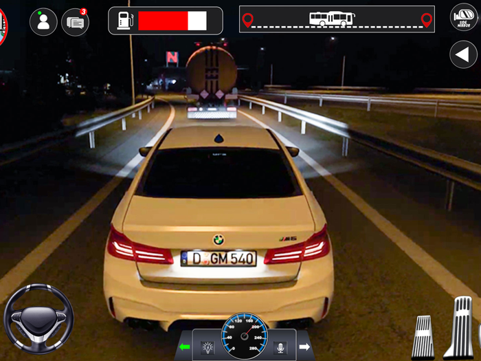 Modern Car School Drive Game