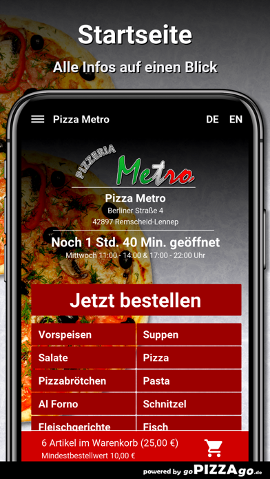 Pizza Metro Remscheid-Lennep screenshot 3