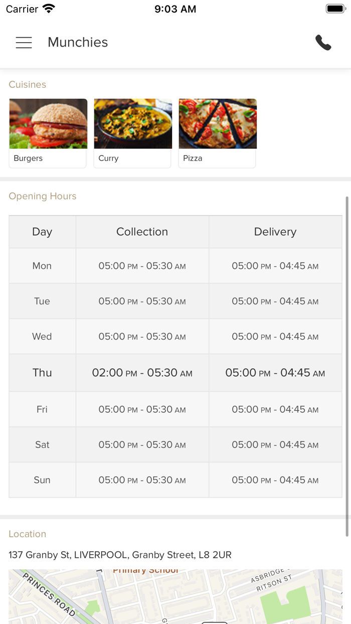 Munchies Granby Street