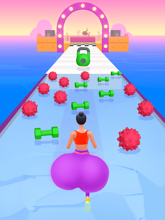 Twerk Race 3D－juego de correr iPad Capturas de pantalla