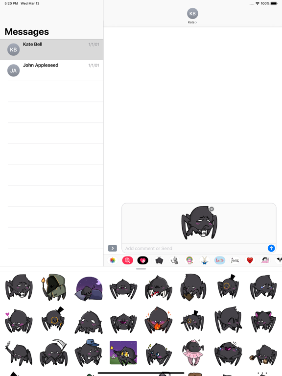 Spider - Emoji and Stickers screenshot 2