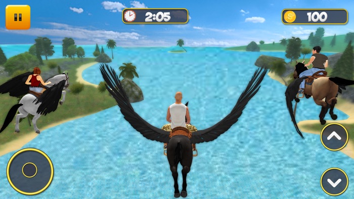 Flying Unicorn Racing 3D