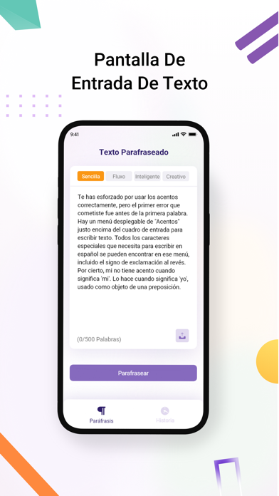 Parafrasear Textos screenshot 4