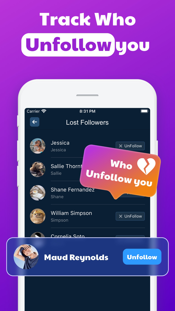 Reports Followers Pro-IG Track