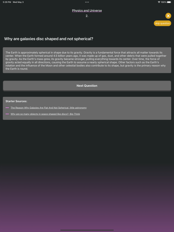 Screenshot #5 pour Curiosity Questionnaire