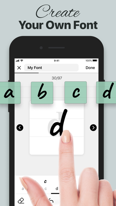 Fonts Art: Keyboard for iPhone Screenshot