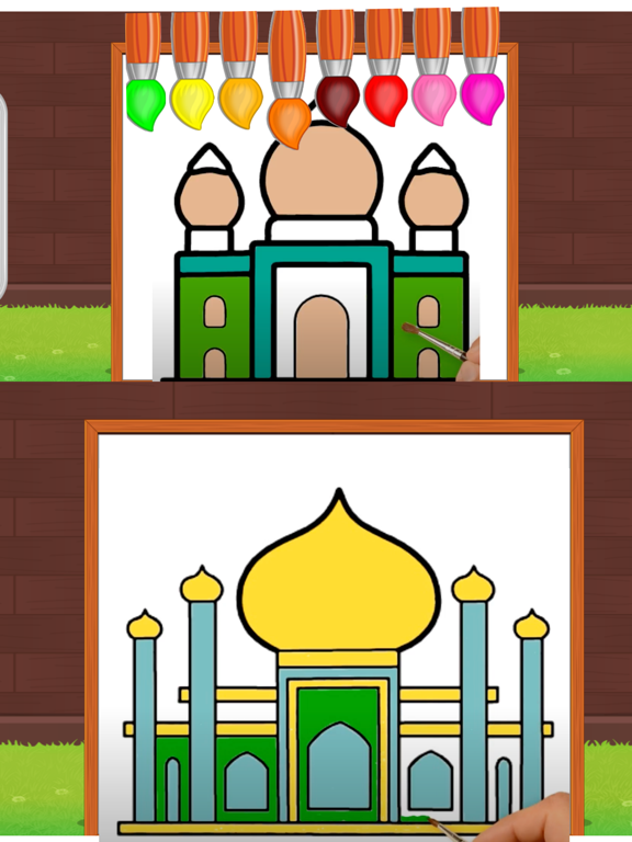 العاب بنات- تلوين تعليمية عربي screenshot 2