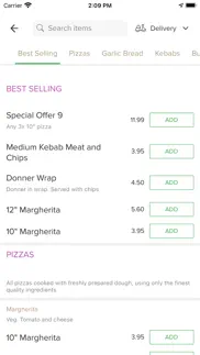 abbeys pizza iphone screenshot 3
