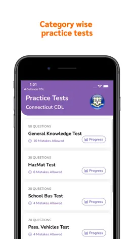 Game screenshot Connecticut CDL Permit Test. mod apk