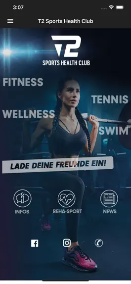 Game screenshot T2 Sports Health Club mod apk