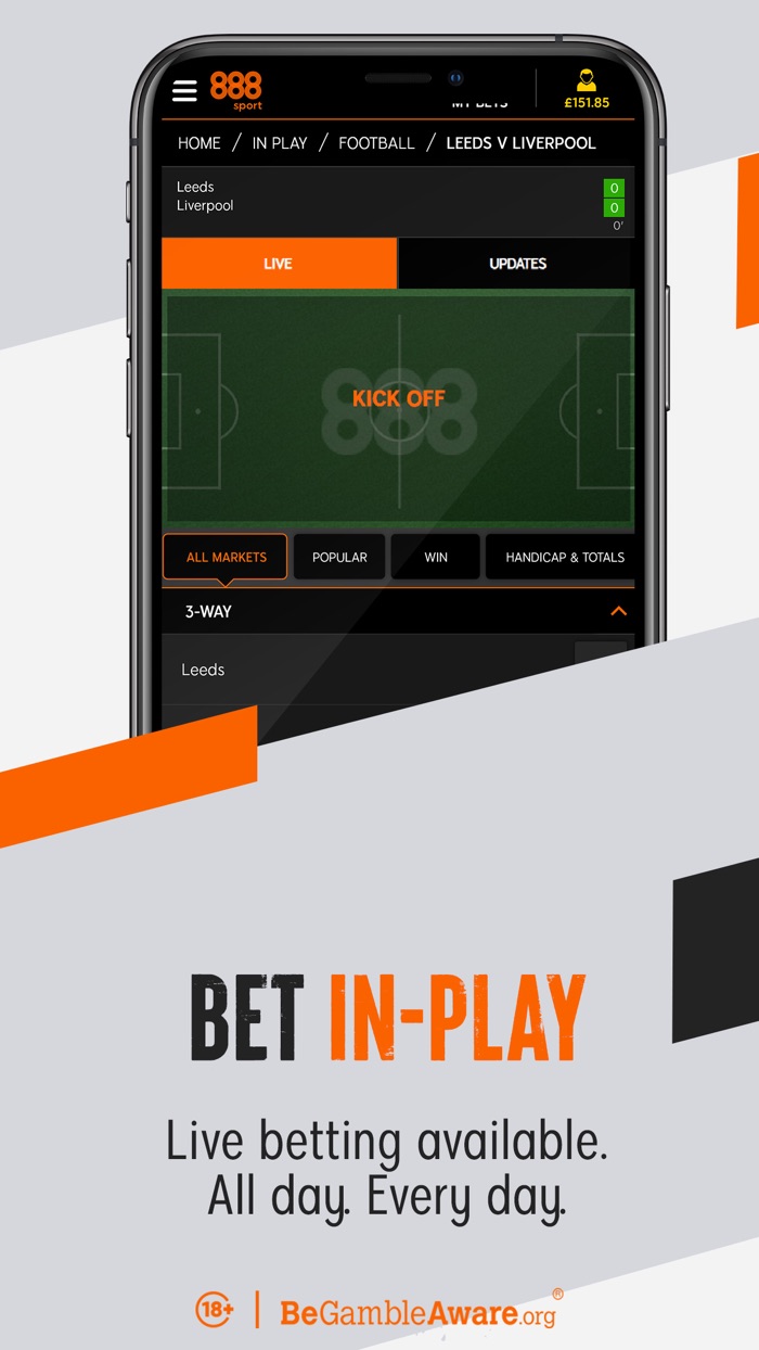888 Sport Live Sports Betting