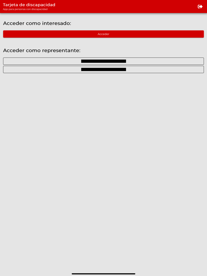 Tarjeta de discapacidad