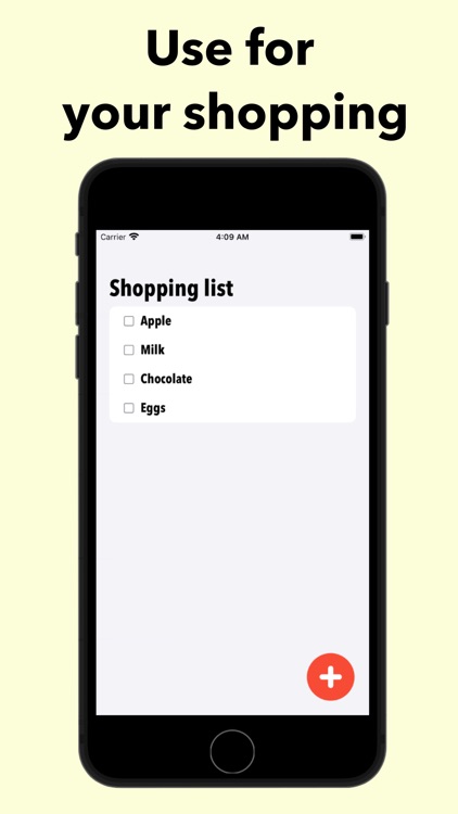 ShopL: Shopping List App