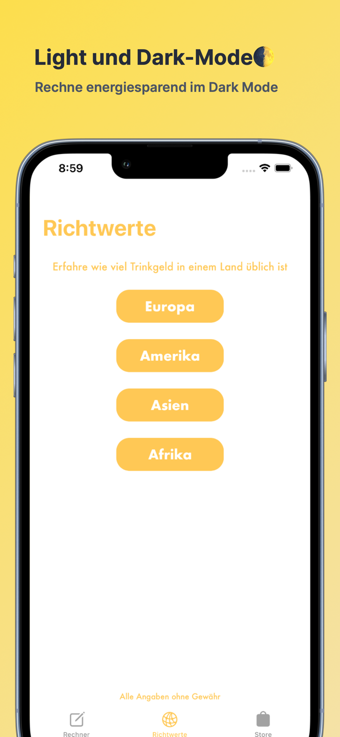 Trinkgeld World plus