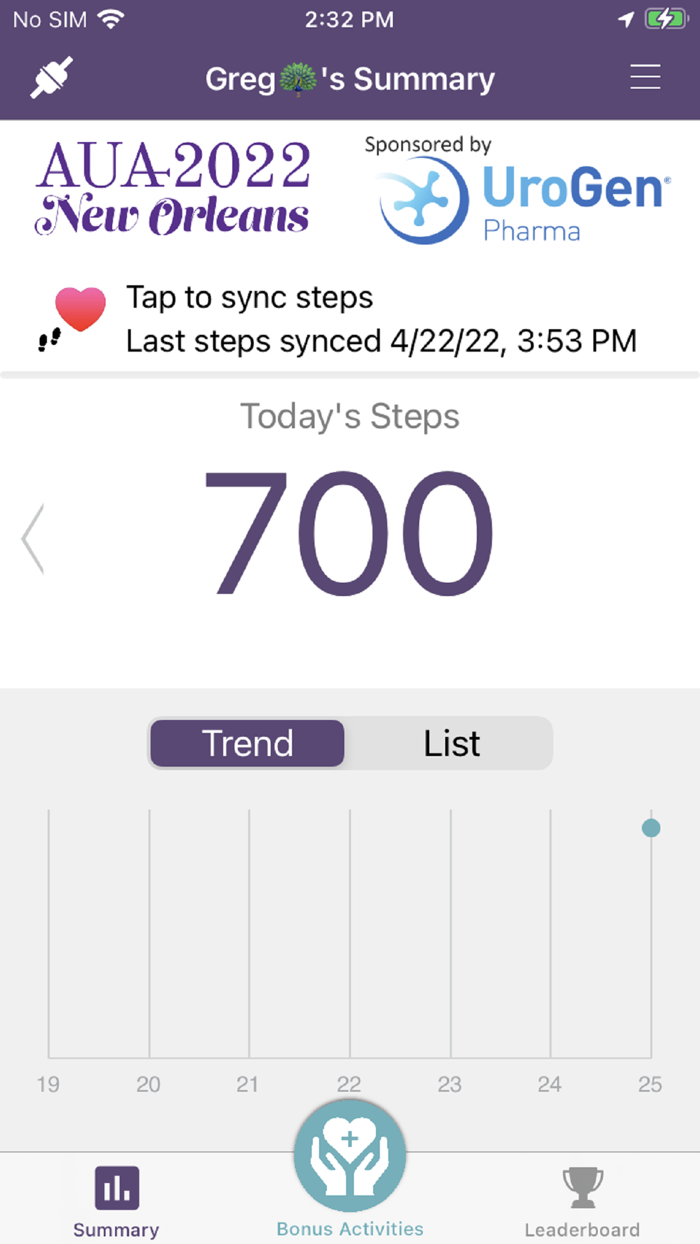 AUA2022 Wellness Challenge