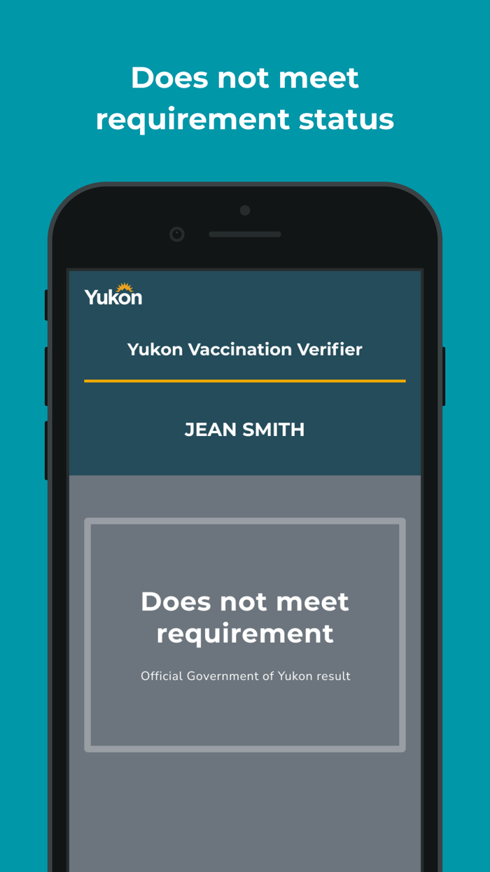 Yukon Vaccination Verifier