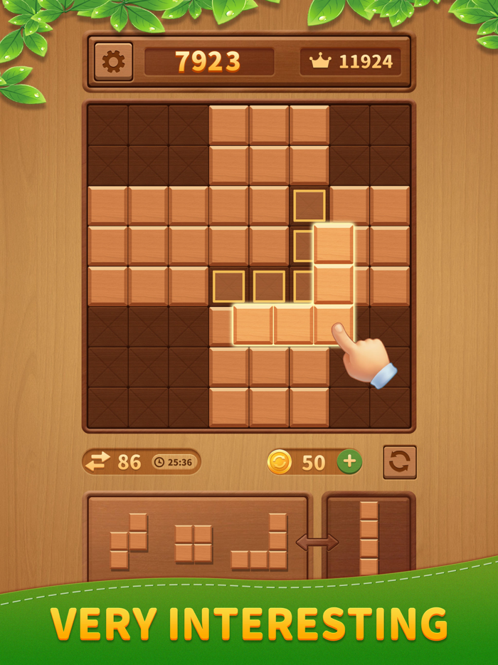 Woody woody-block puzzle