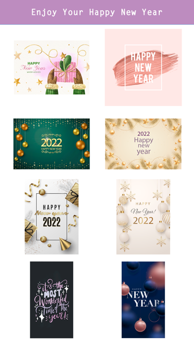 2022 - Happy New Year Stickers screenshot 5
