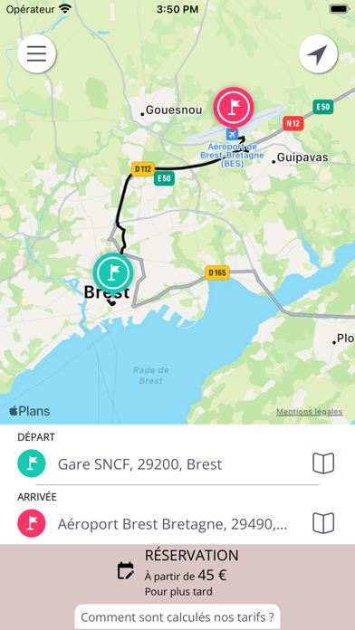 Brest Thierry VTC screenshot 2