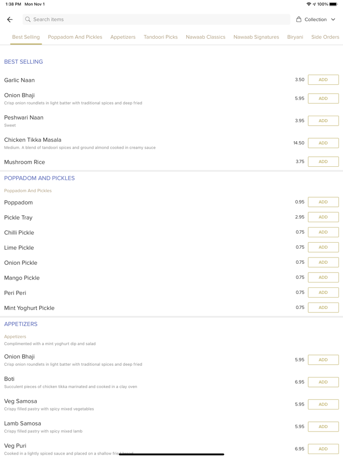 Nawaab Saab Restaurant