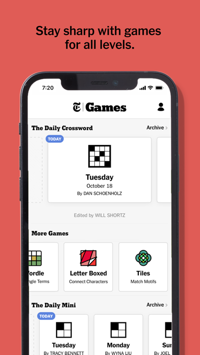 NYT Games: Word Games & Sudoku的使用截图[4]