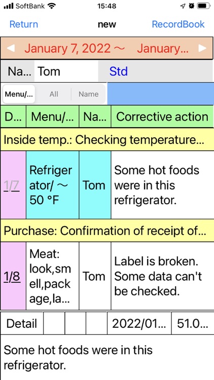 HACCP Record for one store screenshot-3