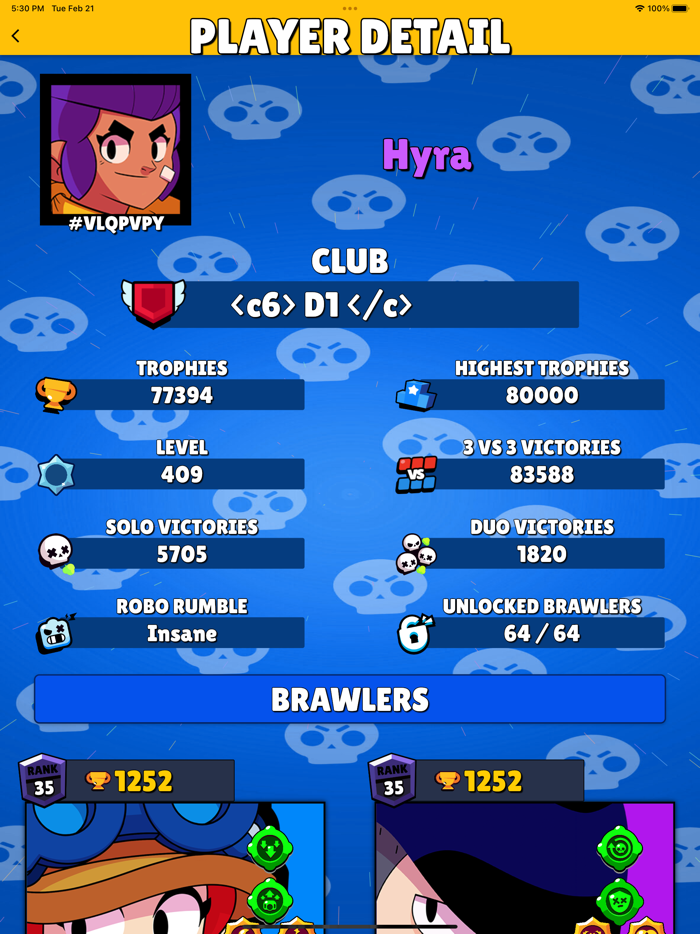 Brawl Pass and Stats for Brawl